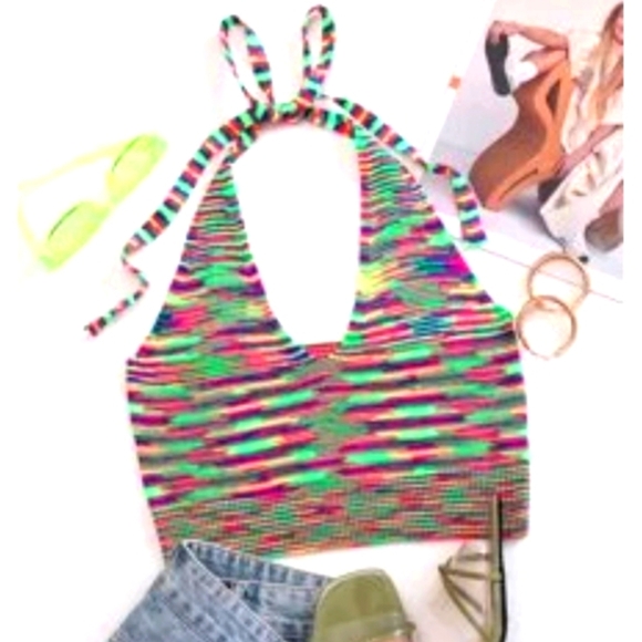 NEW Knit crop halter - Picture 1 of 4